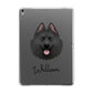 Samoyed Personalised Apple iPad Grey Case