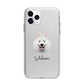Samoyed Personalised Apple iPhone 11 Pro in Silver with Bumper Case