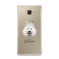 Samoyed Personalised Samsung Galaxy A9 2016 Case on gold phone