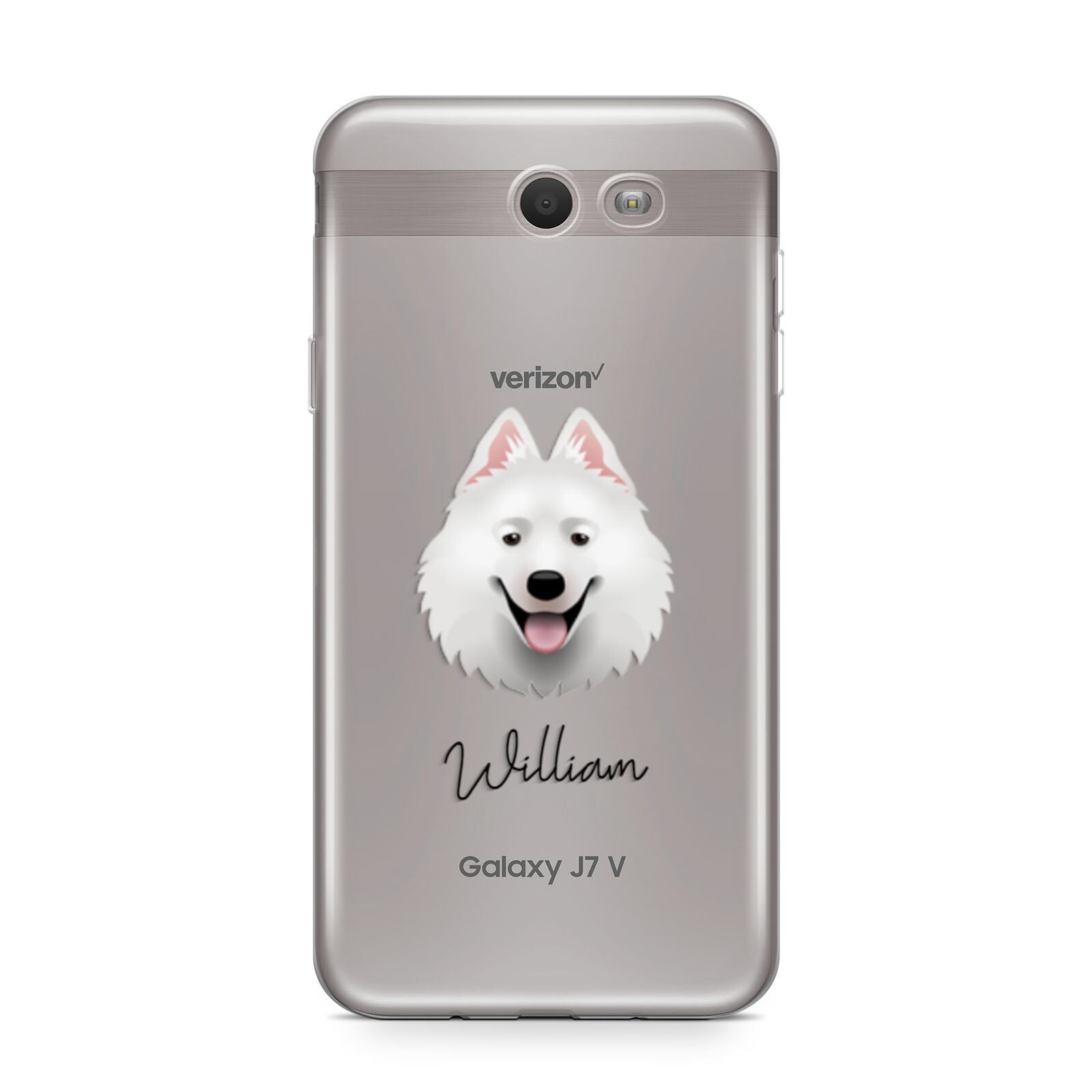 Samoyed Personalised Samsung Galaxy J7 2017 Case