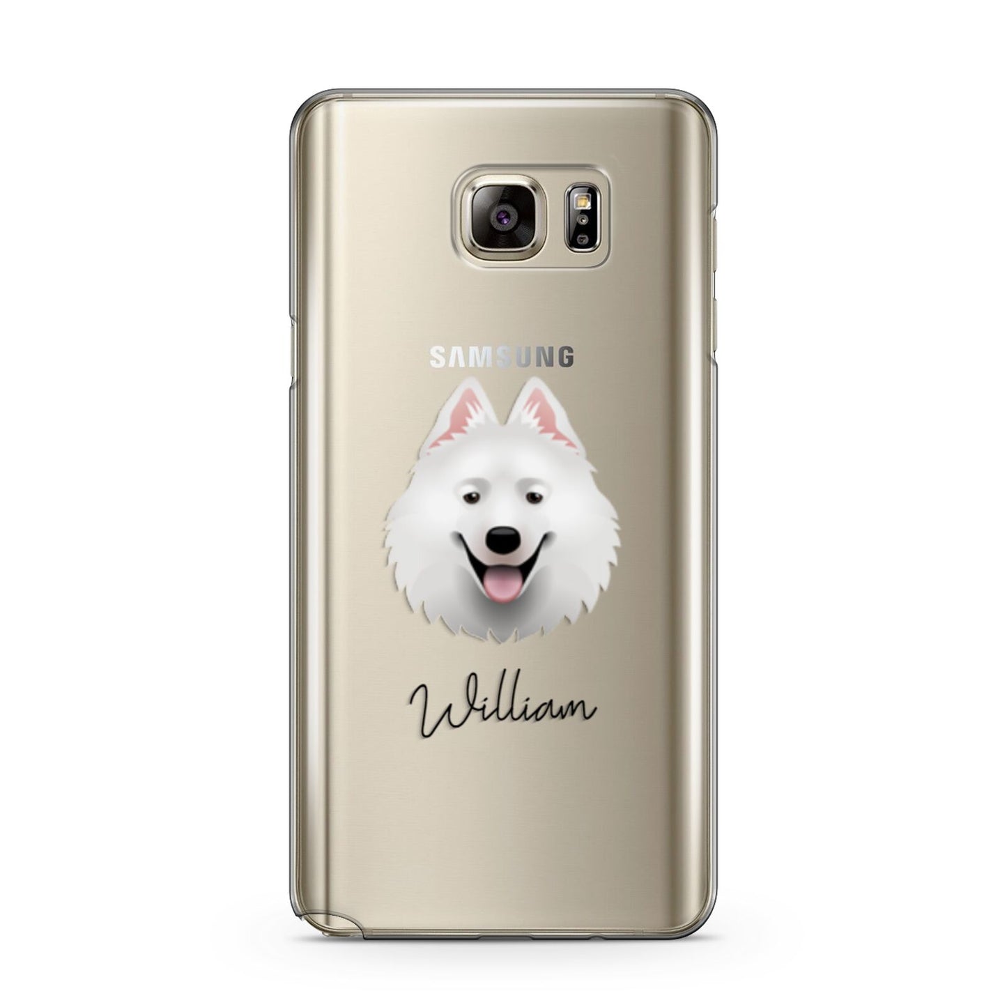 Samoyed Personalised Samsung Galaxy Note 5 Case