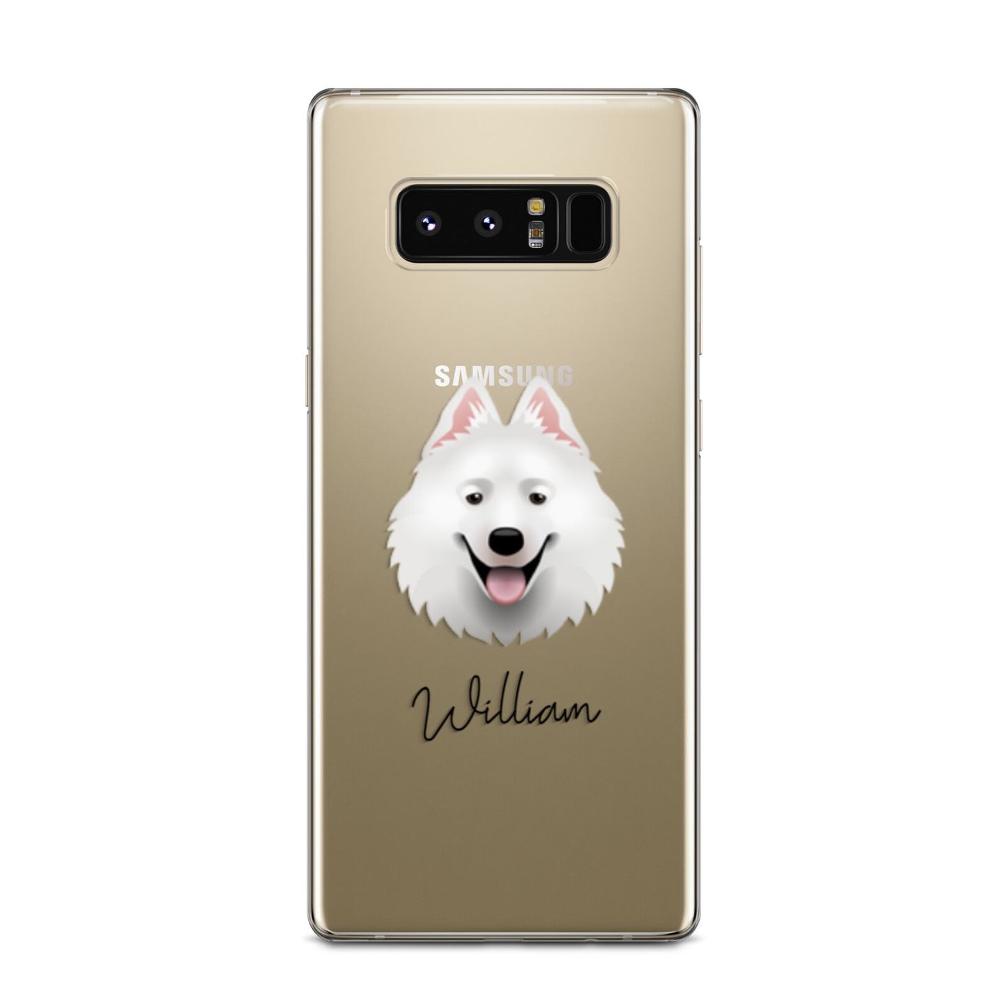 Samoyed Personalised Samsung Galaxy Note 8 Case