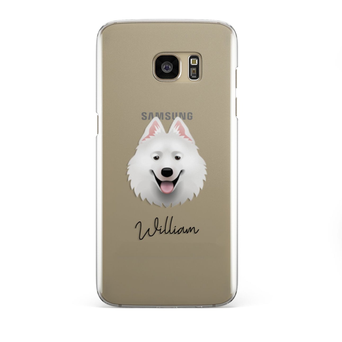 Samoyed Personalised Samsung Galaxy S7 Edge Case