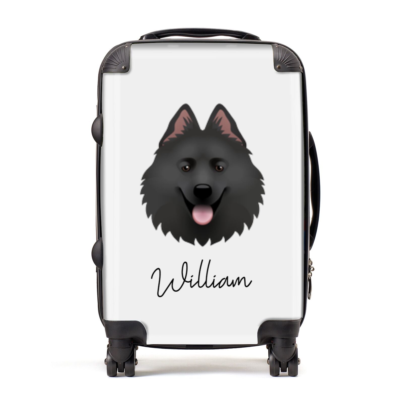 Samoyed Personalised Suitcase