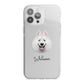 Samoyed Personalised iPhone 13 Pro Max TPU Impact Case with White Edges