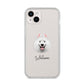 Samoyed Personalised iPhone 14 Plus Clear Tough Case Starlight