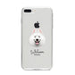 Samoyed Personalised iPhone 8 Plus Bumper Case on Silver iPhone