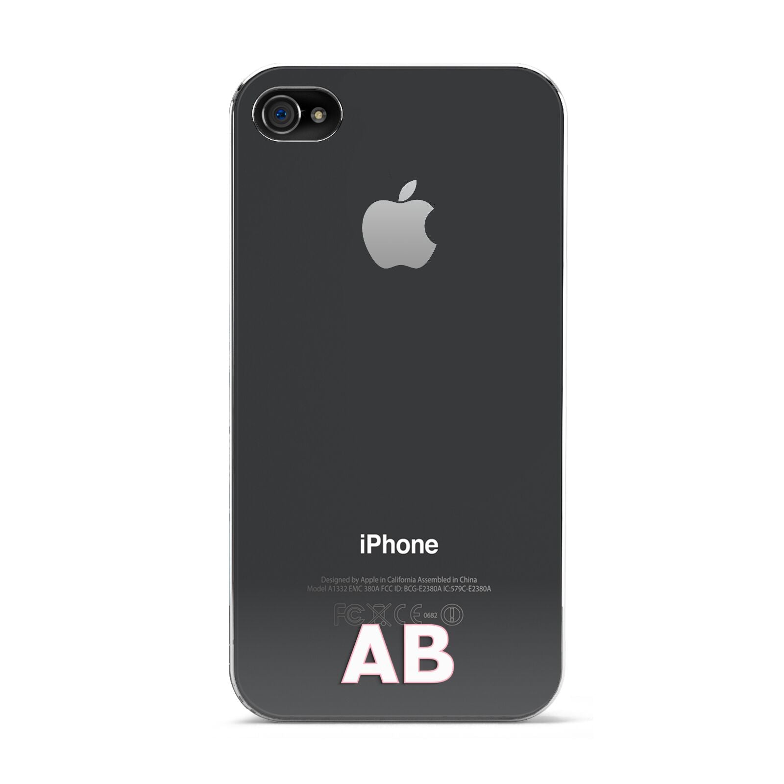 Sans Serif Initials Apple iPhone 4s Case