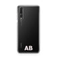 Sans Serif Initials Huawei P20 Pro Phone Case