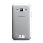Sans Serif Initials Samsung Galaxy J1 2015 Case