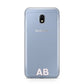 Sans Serif Initials Samsung Galaxy J3 2017 Case