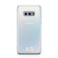 Sans Serif Initials Samsung Galaxy S10E Case