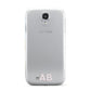 Sans Serif Initials Samsung Galaxy S4 Case