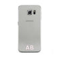 Sans Serif Initials Samsung Galaxy S6 Case