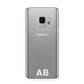 Sans Serif Initials Samsung Galaxy S9 Case