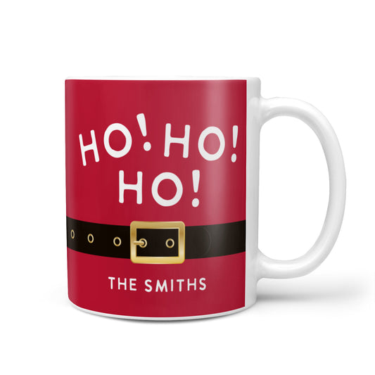 Santa Belt Personalised 10oz Mug