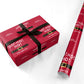 Santa Belt Personalised Personalised Wrapping Paper