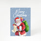 Santa Delivering Presents A5 Greetings Card