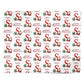 Santa Personalised Christmas Name Initial Personalised Wrapping Paper Alternative