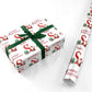 Santa Personalised Christmas Name Initial Personalised Wrapping Paper