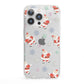 Santa Snowflake iPhone 13 Pro Clear Bumper Case