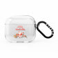 Santas Favourite Personalised Name AirPods Clear Case 3rd Gen