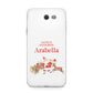 Santas Favourite Personalised Name Samsung Galaxy J7 2017 Case
