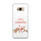 Santas Favourite Personalised Name Samsung Galaxy S8 Plus Case