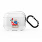 Santas Sleigh AirPods Clear Case 3rd Gen