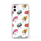 Sashimi Kappa Maki Sushi Apple iPhone 11 in White with White Impact Case