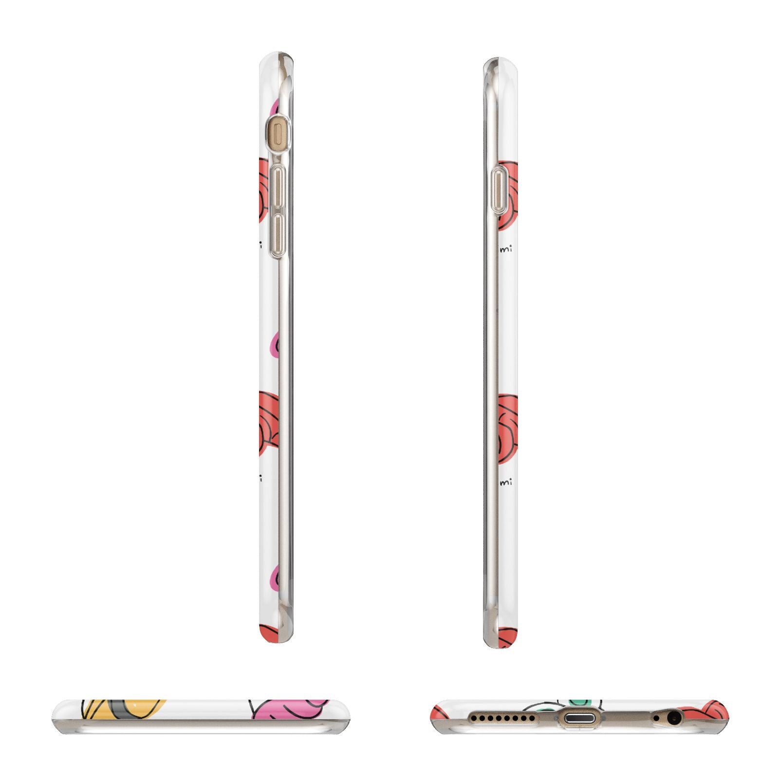 Sashimi Kappa Maki Sushi Apple iPhone 6 Plus 3D Wrap Tough Case Alternative Image Angles