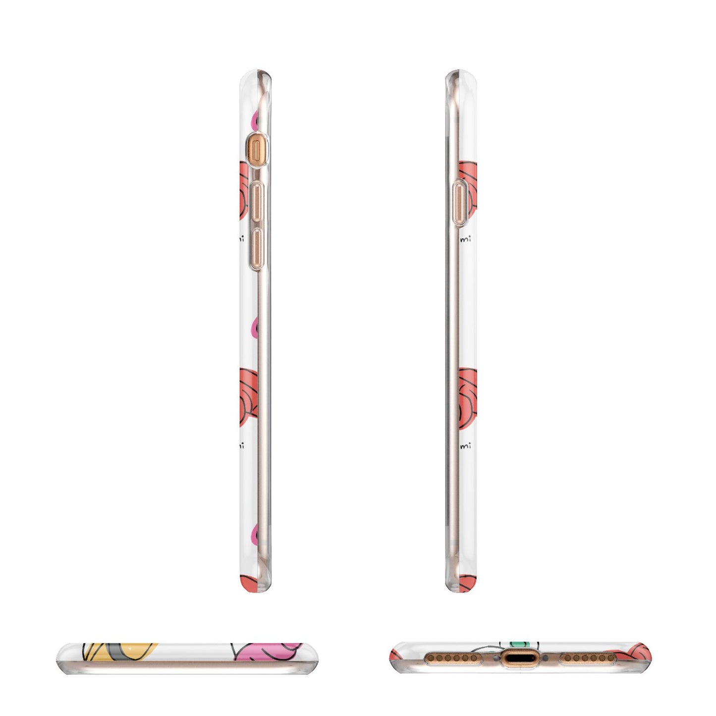Sashimi Kappa Maki Sushi Apple iPhone 7 8 3D Wrap Tough Case Alternative Image Angles
