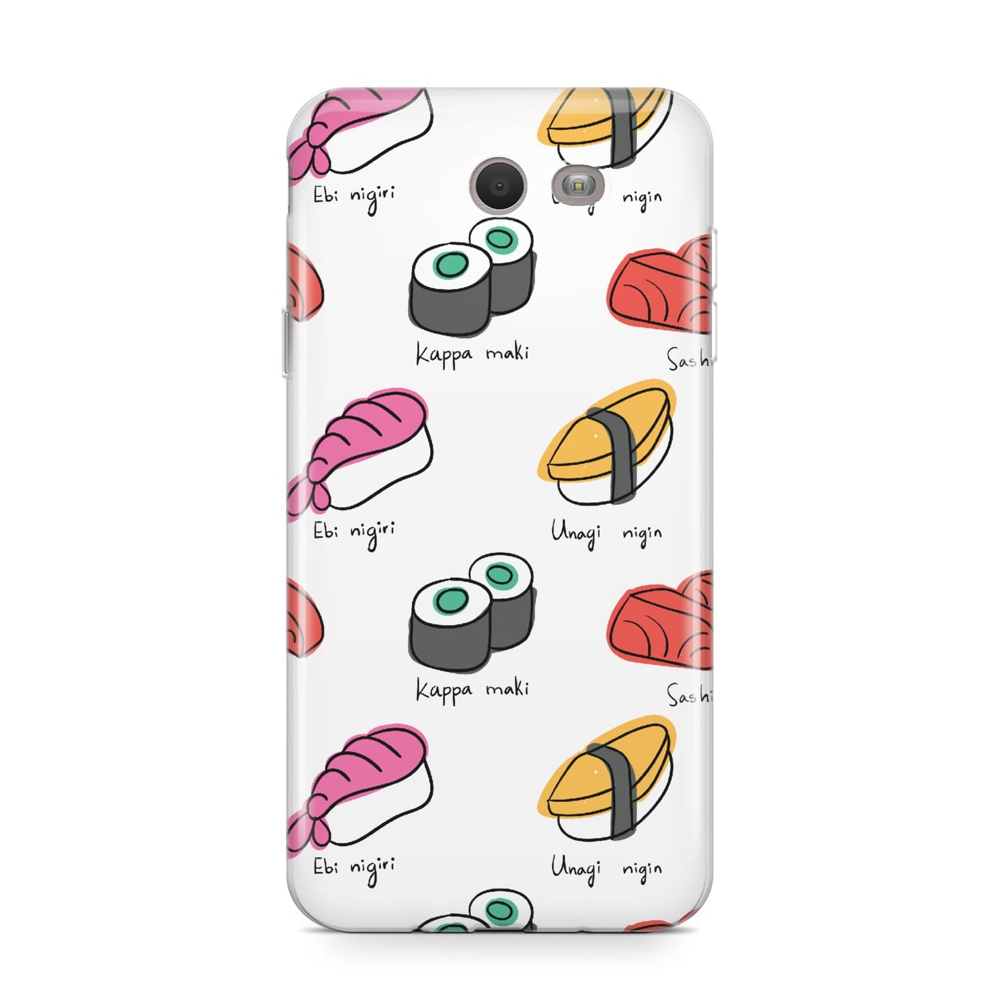 Sashimi Kappa Maki Sushi Samsung Galaxy J7 2017 Case