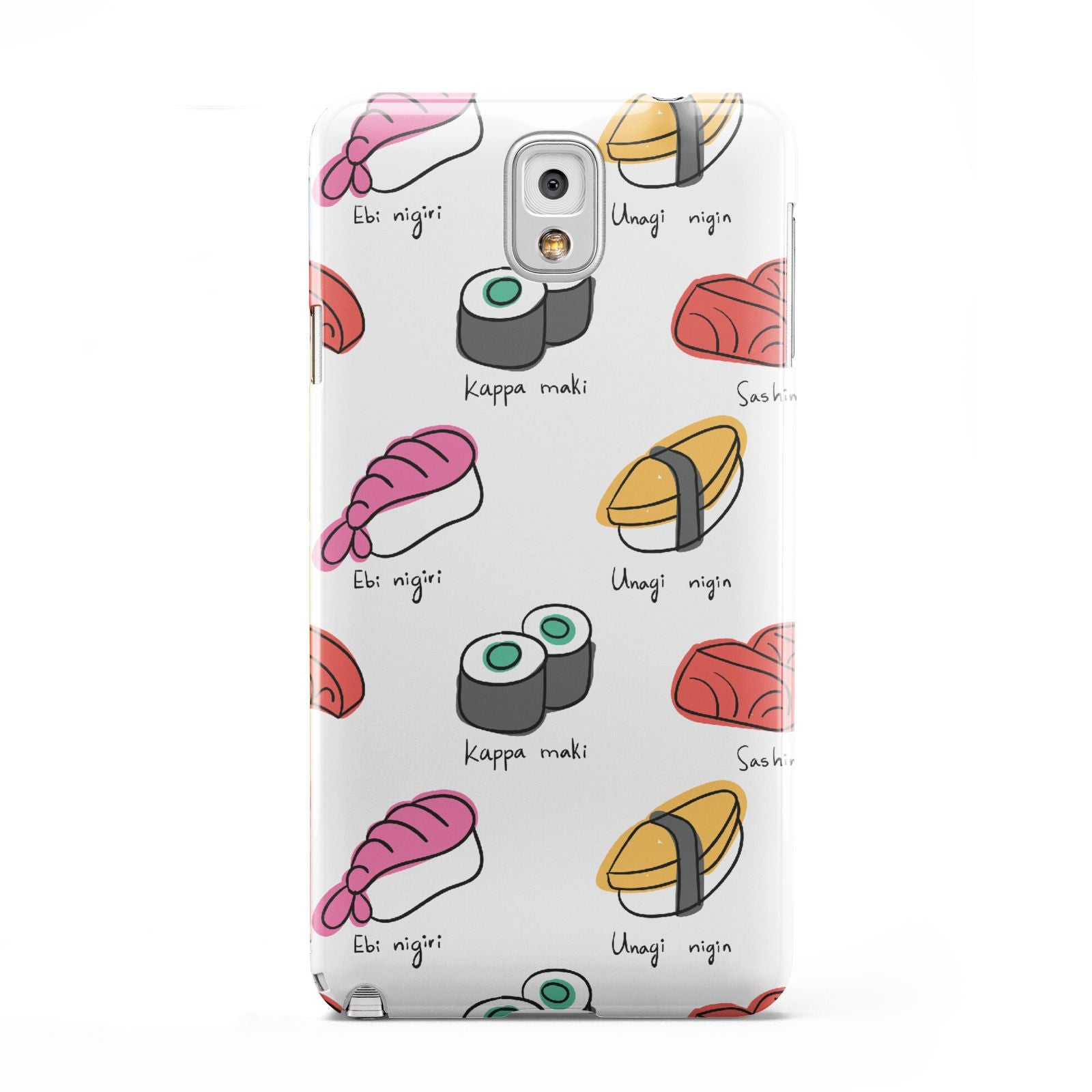 Sashimi Kappa Maki Sushi Samsung Galaxy Note 3 Case