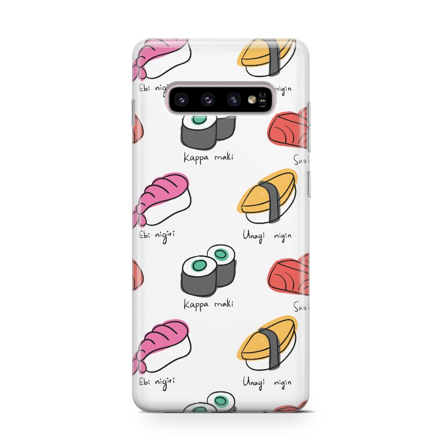 Sashimi Kappa Maki Sushi Samsung Galaxy S10 Case