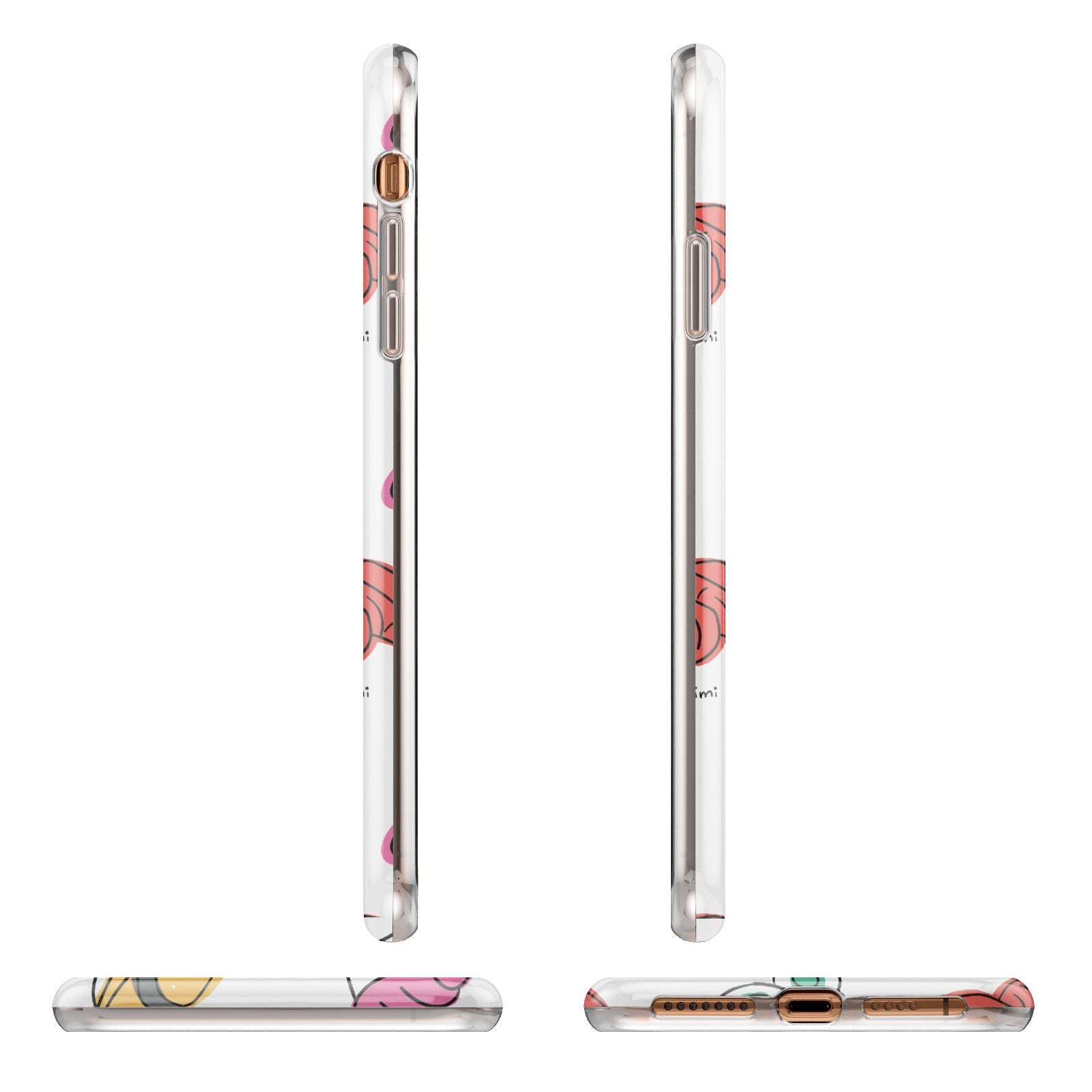 Sashimi Kappa Maki Sushi iPhone 11 Pro Max 3D Tough Case Angle Images