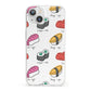 Sashimi Kappa Maki Sushi iPhone 13 Clear Bumper Case