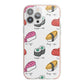 Sashimi Kappa Maki Sushi iPhone 13 Pro Max TPU Impact Case with Pink Edges