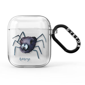 Scared Spider Personalised AirPods Case