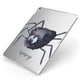 Scared Spider Personalised Apple iPad Case on Silver iPad Side View