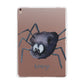 Scared Spider Personalised Apple iPad Rose Gold Case