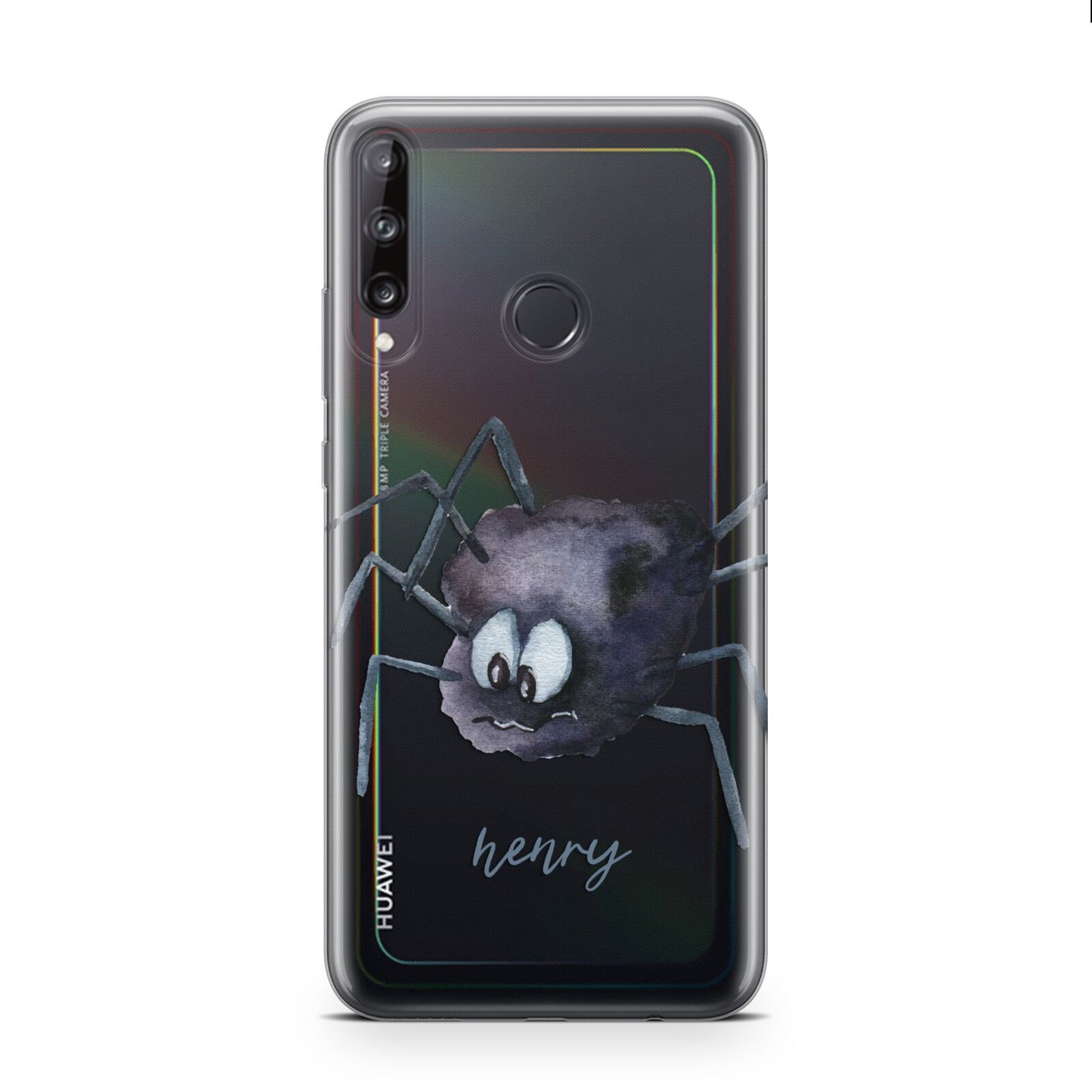 Scared Spider Personalised Huawei P40 Lite E Phone Case