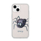 Scared Spider Personalised iPhone 14 Clear Tough Case Starlight