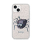 Scared Spider Personalised iPhone 14 Glitter Tough Case Starlight