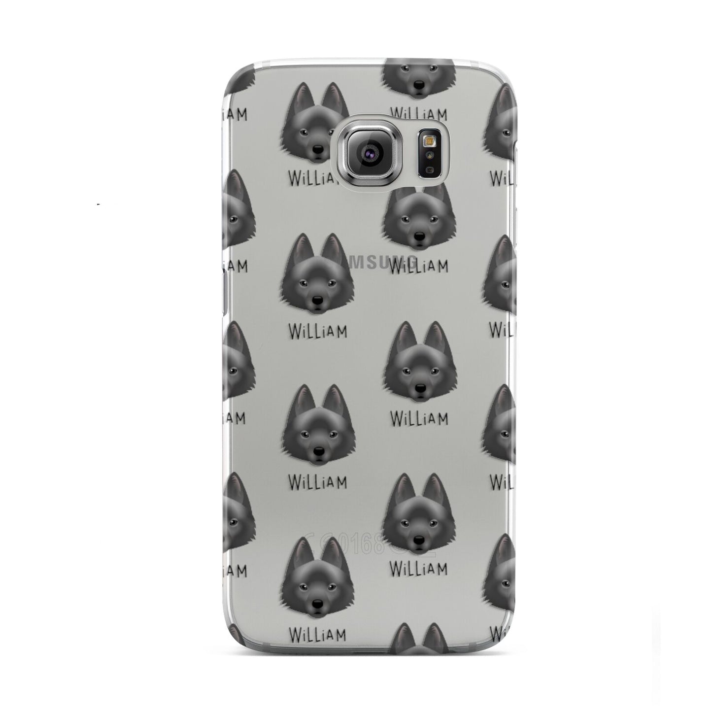 Schipperke Icon with Name Samsung Galaxy S6 Case