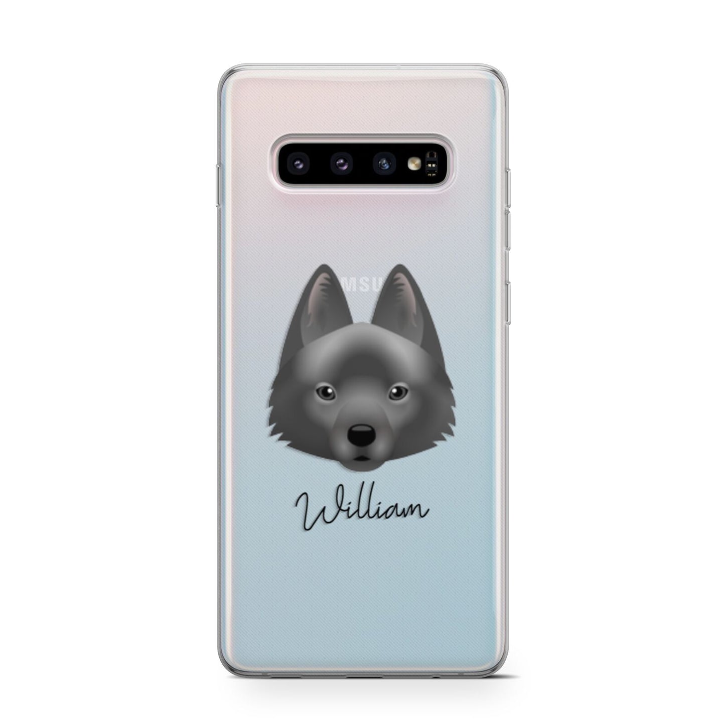 Schipperke Personalised Samsung Galaxy S10 Case