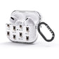 Schnauzer Icon with Name AirPods Glitter Case 3rd Gen Side Image