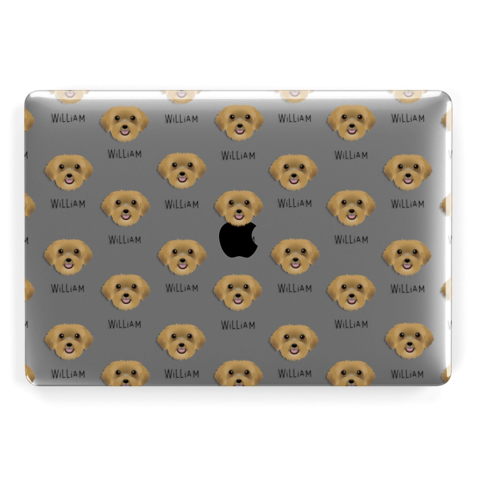 Schnoodle Icon with Name Apple MacBook Case
