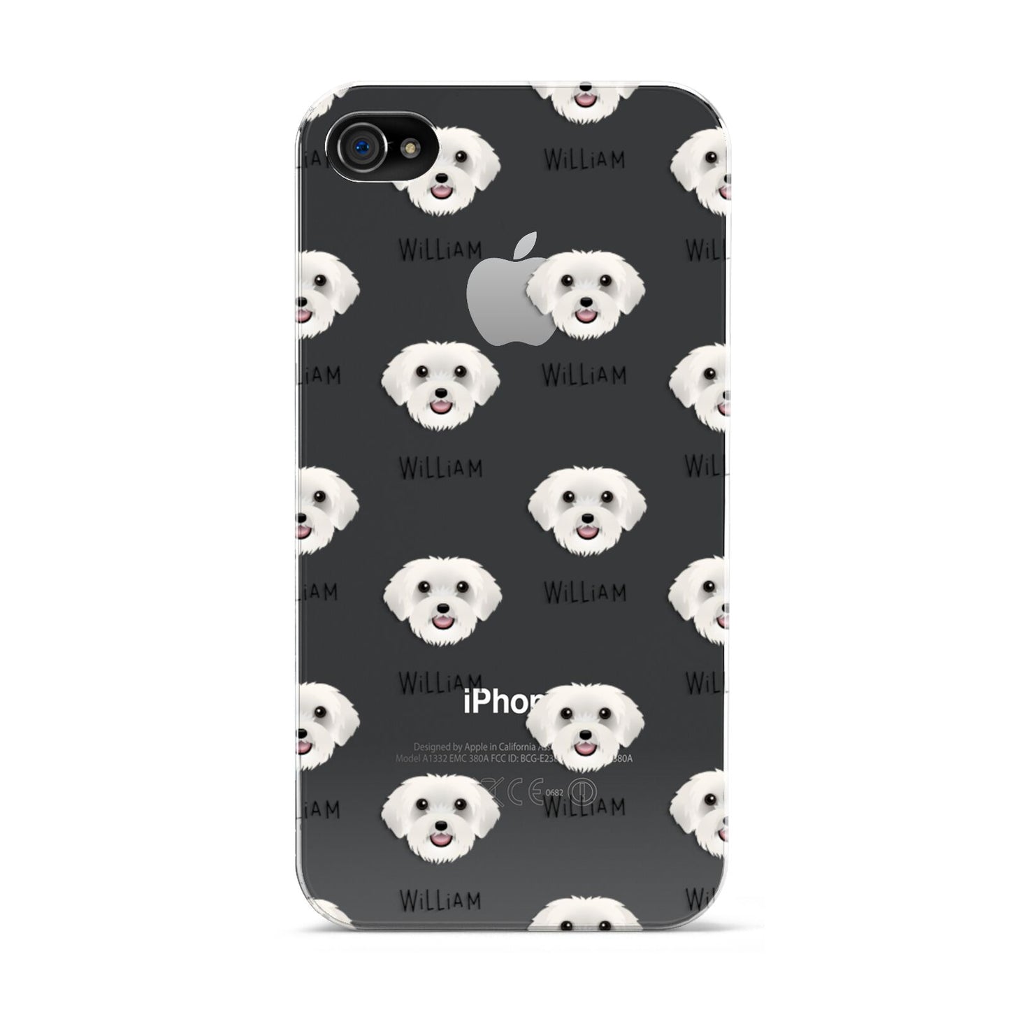 Schnoodle Icon with Name Apple iPhone 4s Case