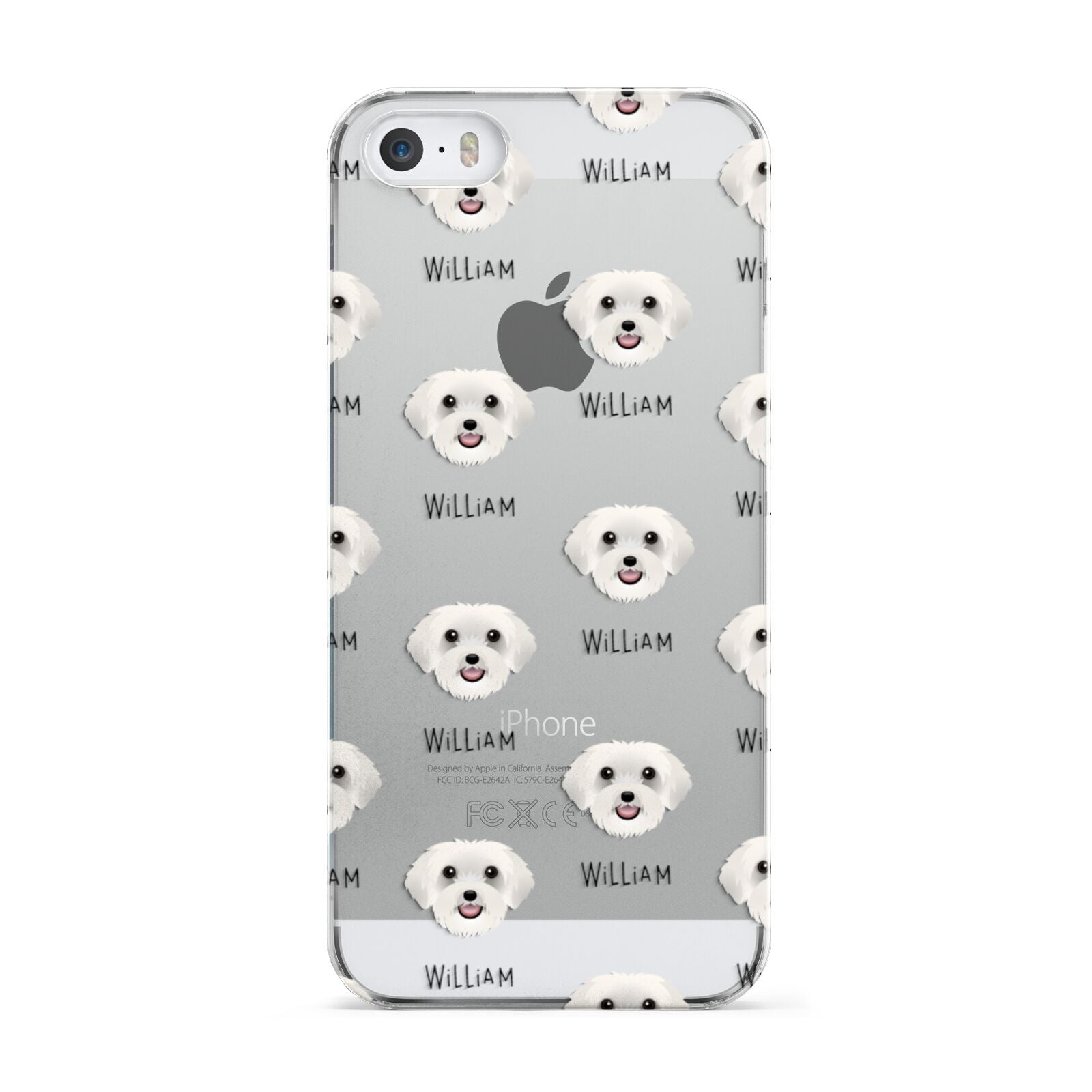 Schnoodle Icon with Name Apple iPhone 5 Case